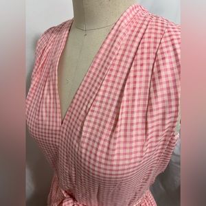 New Kate Spade Vintage inspired, size 8, pink, checkered dress
